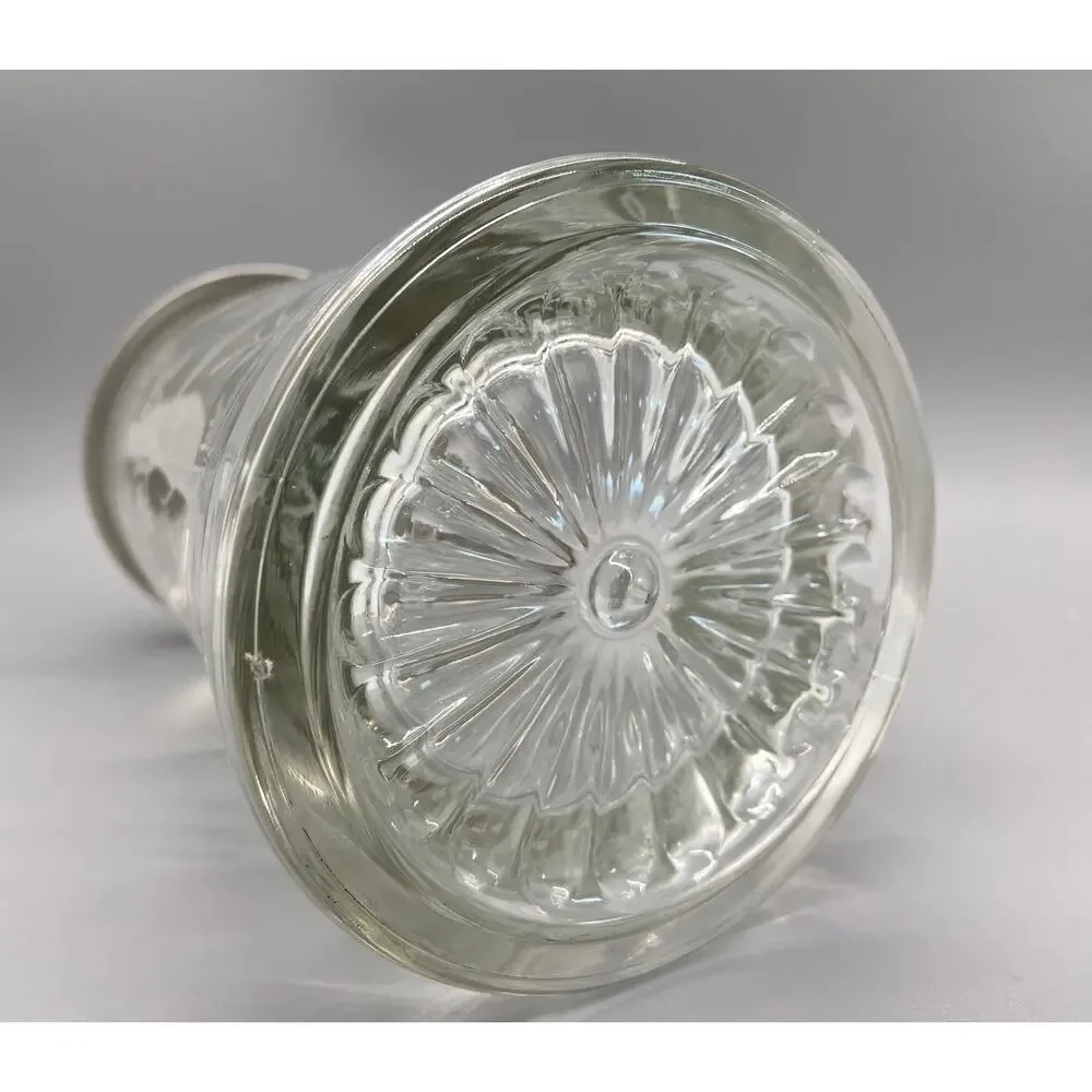 Glass Etched Duck and Pond Scene Metal Lid Stein